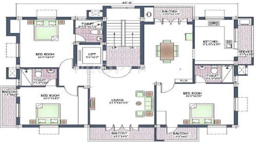 GR Natarajan Lavista Floor Plan