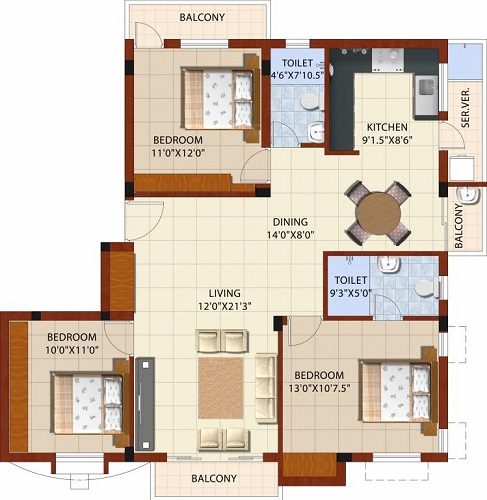 Shree Indraprastha Floor Plan