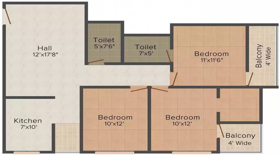 K Vallabh Shri Vallabh Fantasy Floor Plan