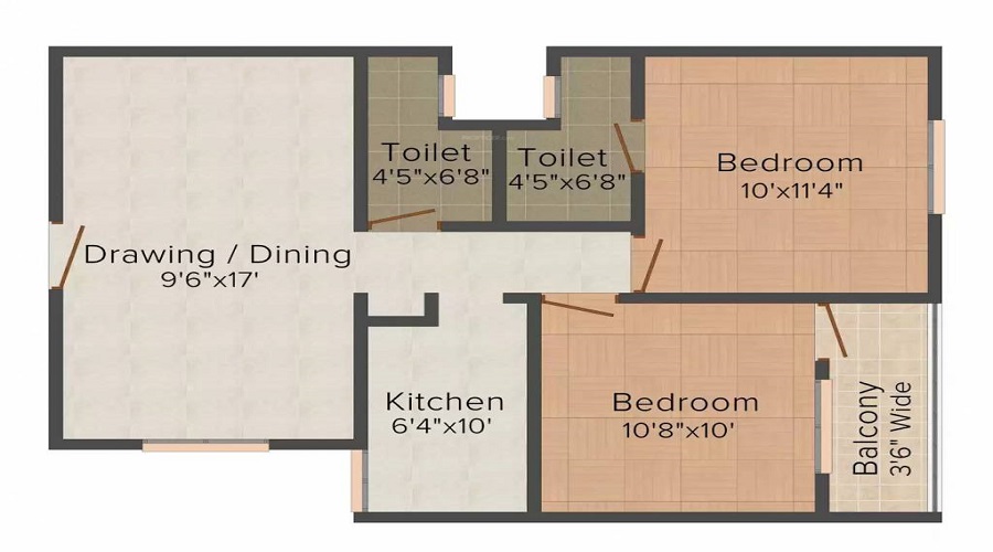 Deveshi Infrastructure Mansi Regency Floor Plan