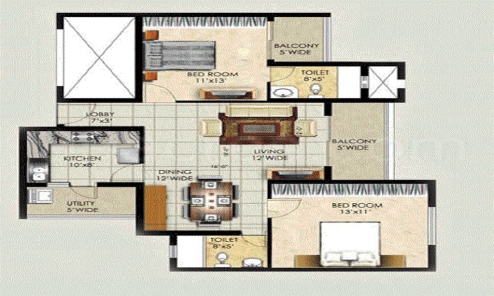 Raja Housing Aristos Floor Plan