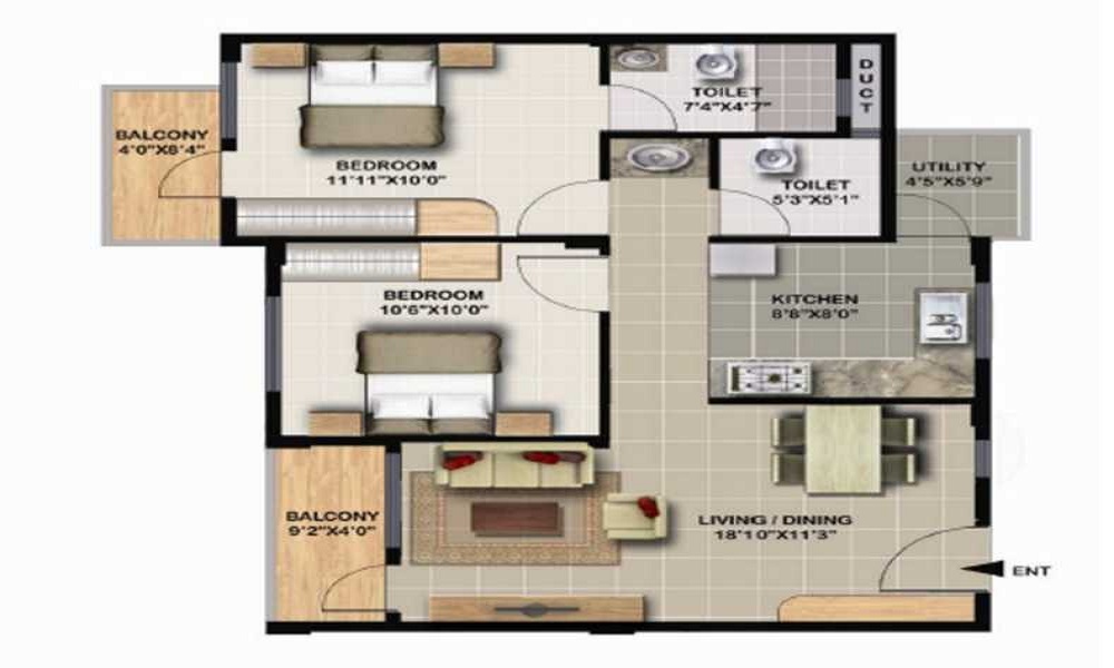 Raja Housing Sannidhi Floor Plan