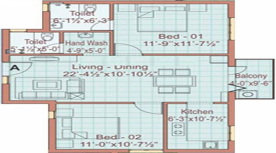 Rajarathnam RC Riviera Floor Plan