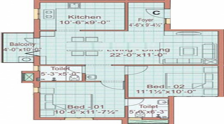 Rajarathnam RC Riviera Floor Plan