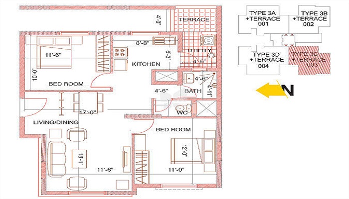 Ramky One North Floor Plan