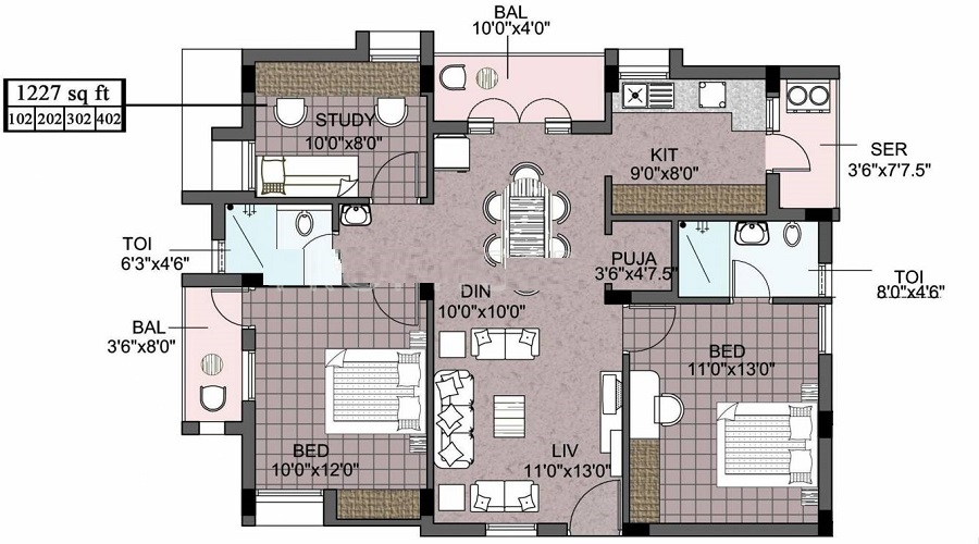 Devinarayan Vaishnovi Floor Plan