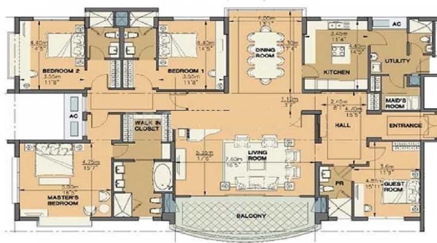 Chaitanya The Summit Floor Plan