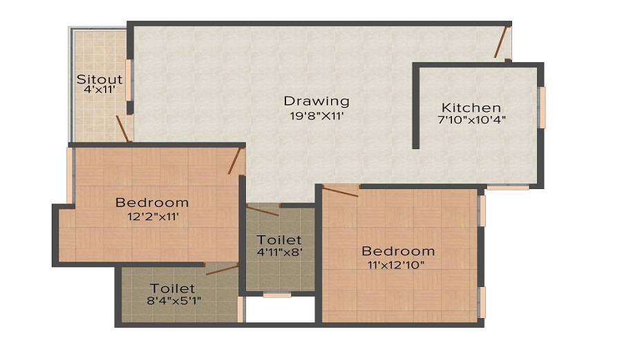 Shekhar Group Paradise Floor Plan