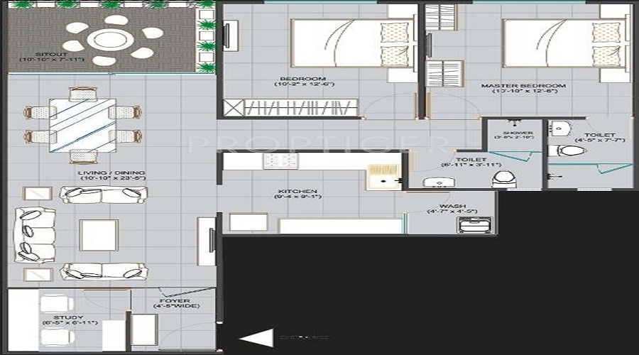 Jhaveri Silver Lake Vista Floor Plan