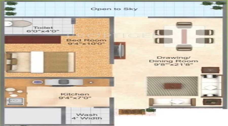 RAS Lake View Apartments Floor Plan