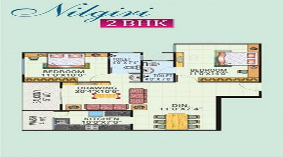 Kalindi Nilgiri Enorma Floor Plan