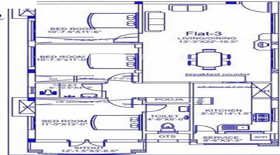 Palace Sai Kannan Floor Plan