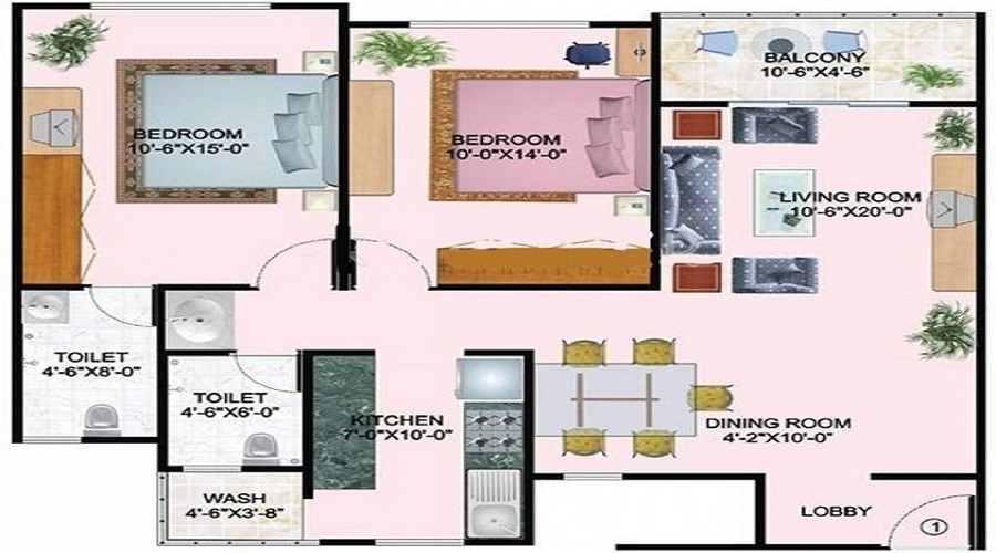 Mirchandani Shalimar Palms Floor Plan