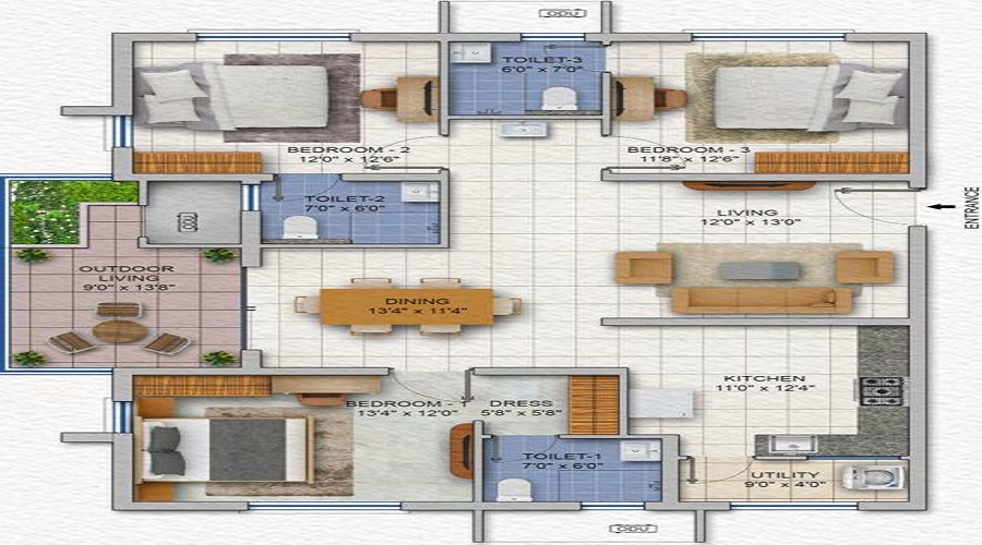 Ashoka Spire Floor Plan