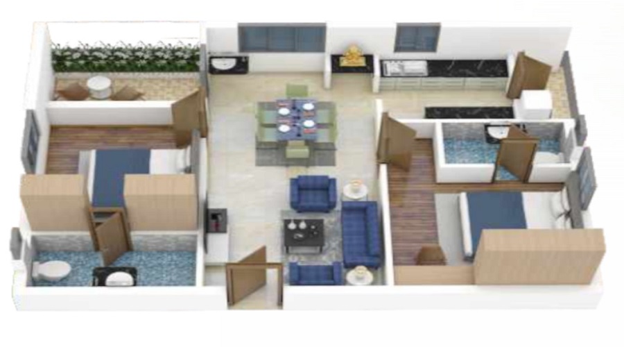SVS Bhuvi Residency Floor Plan