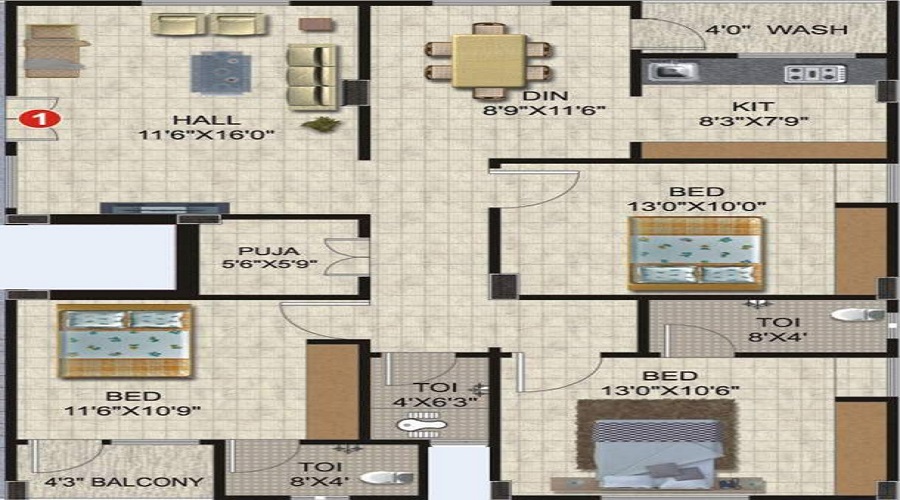 Cyber Springs Floor Plan