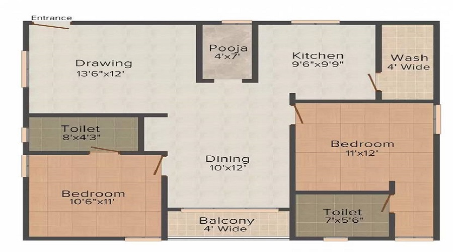 Aashritha Signature Floor Plan