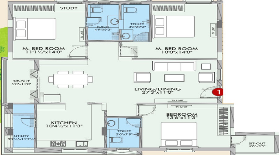 Hallmark Amigo Block B Floor Plan