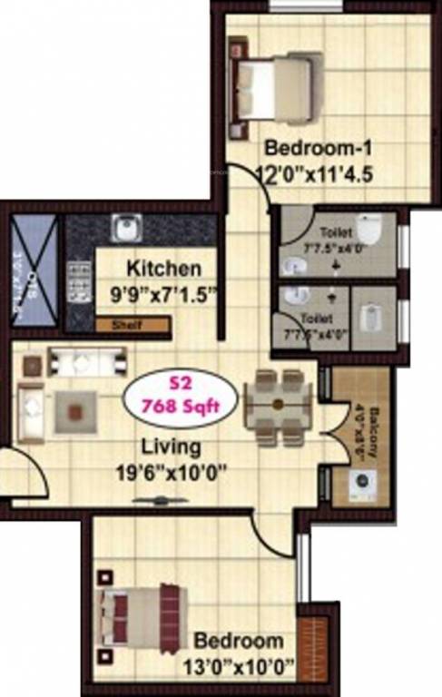 JKB Sesha Enclave Floor Plan