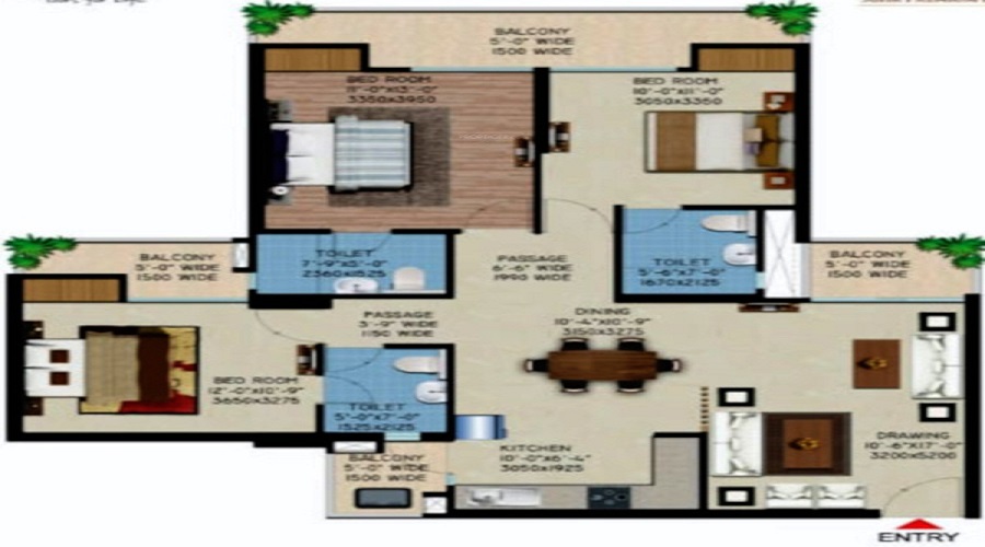 Supertech Capeluxe Floor Plan