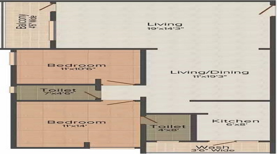 P R Residency Floor Plan