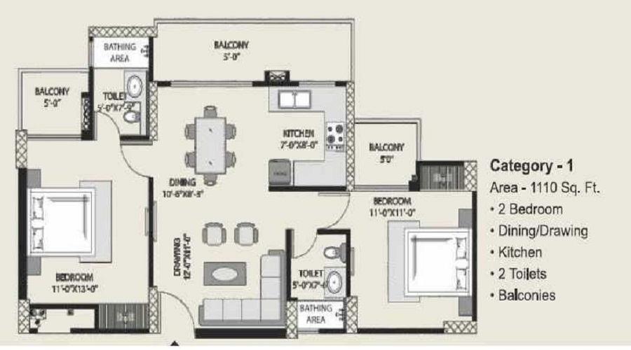 The Exotic Fresco Floor Plan