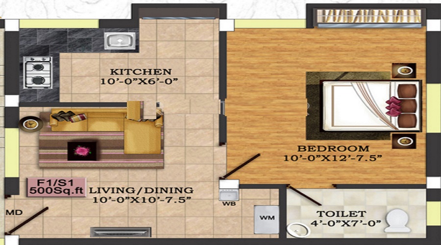 RKN KPS Flats Floor Plan