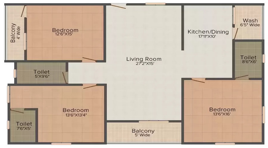 Navanaami Willow Greens Floor Plan