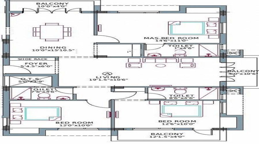 GR Natarajan Omkareshwar Floor Plan