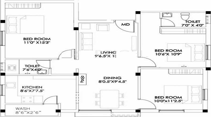 RP Ram Floor Plan