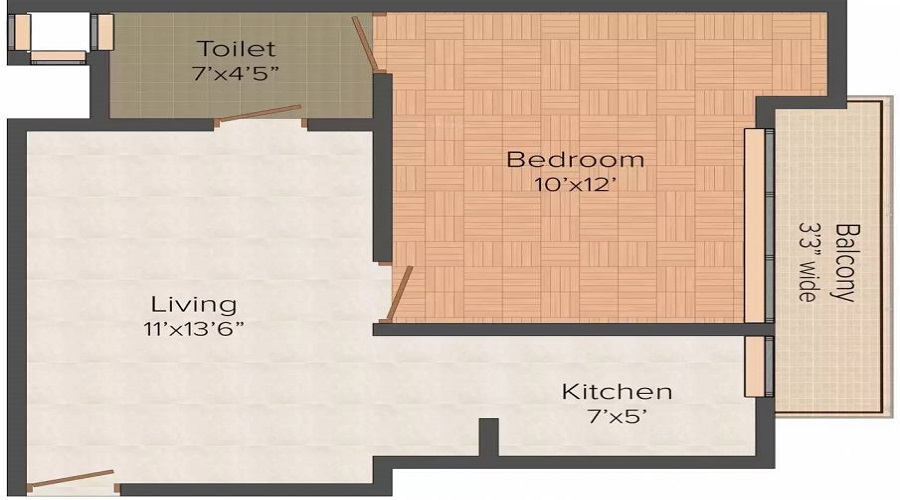 Invixo Studio Floor Plan