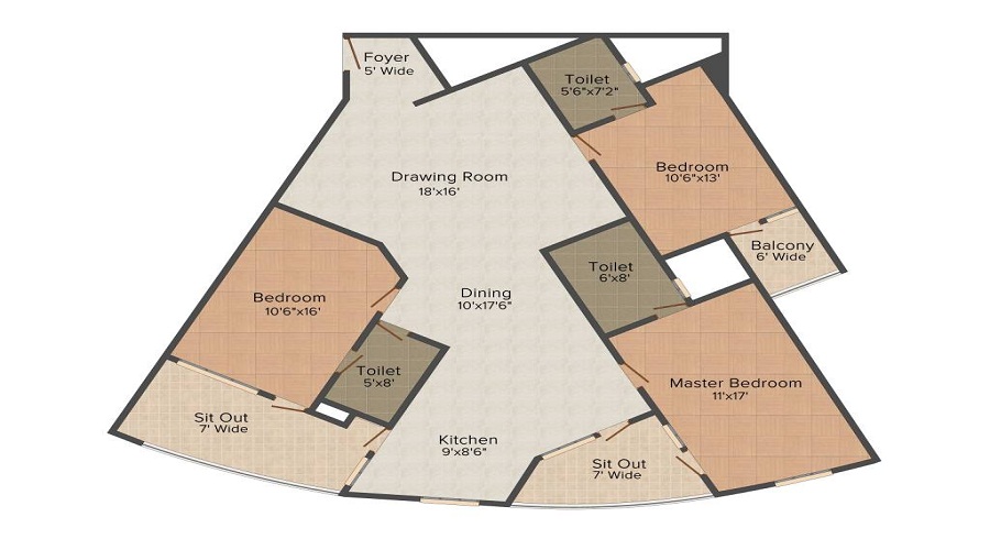 Supertech ORB Floor Plan