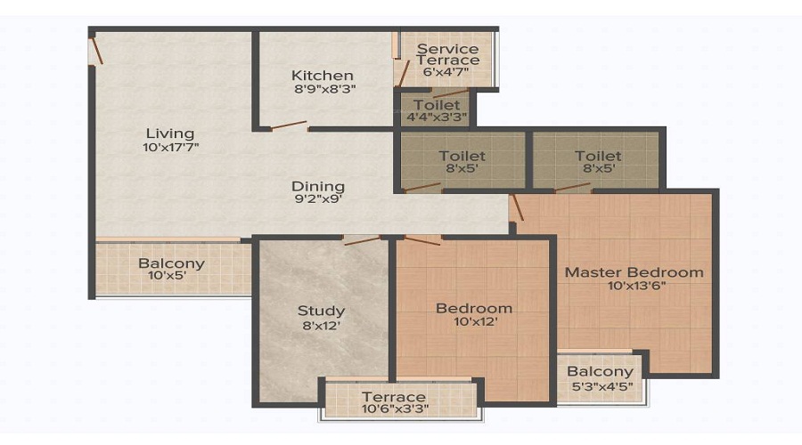 The 3C Lotus Panache Floor Plan