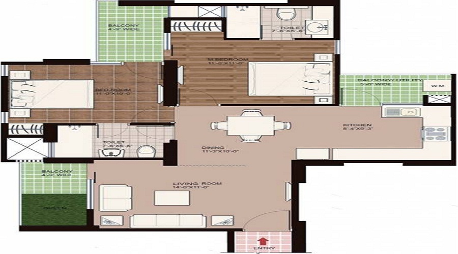 Dasnac The Jewel Of Noida Floor Plan