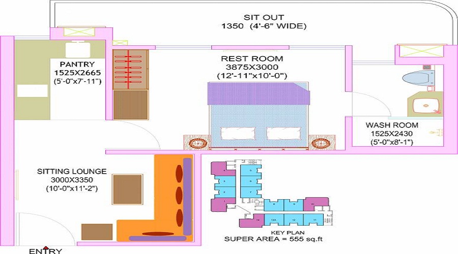 Ajnara Elements Floor Plan