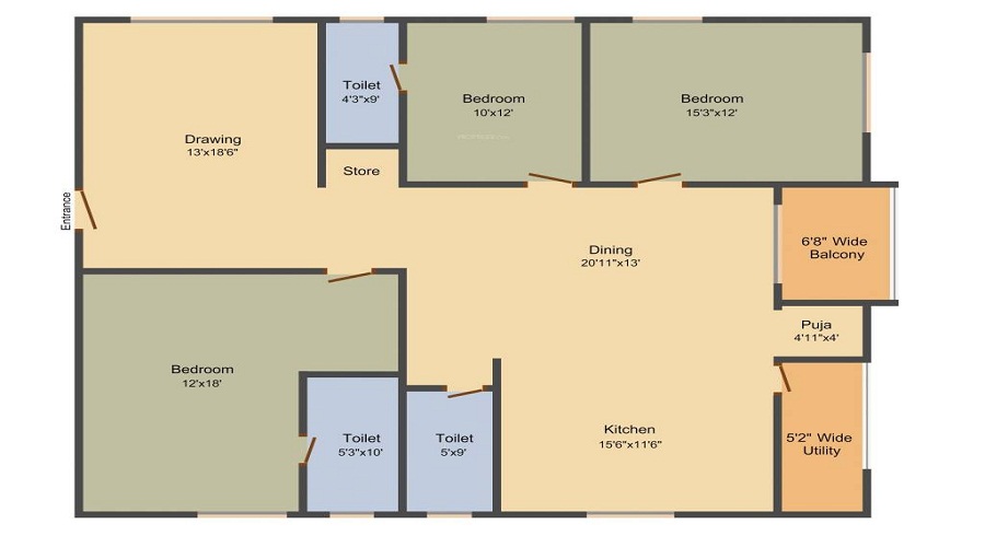 Anuhar Yellow Stone Floor Plan