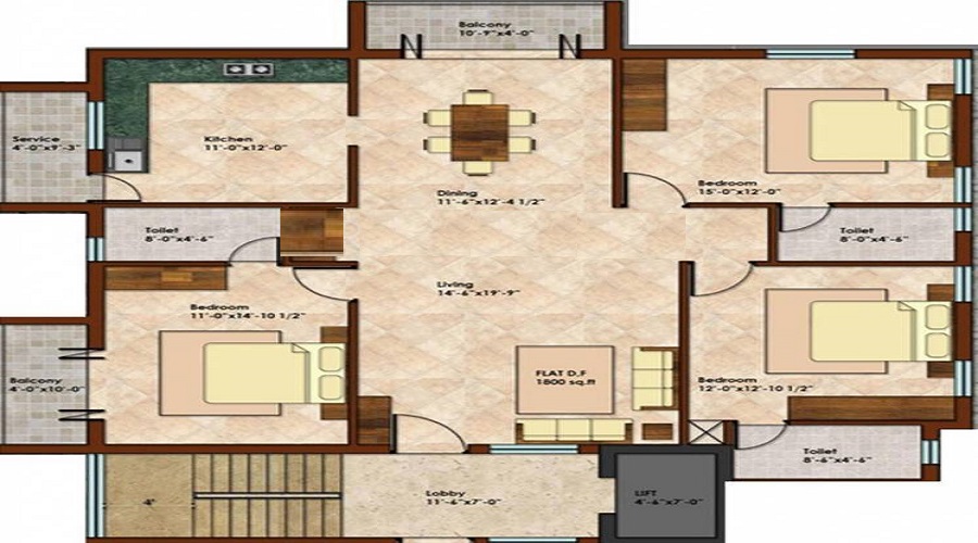 KCee Anandam Floor Plan