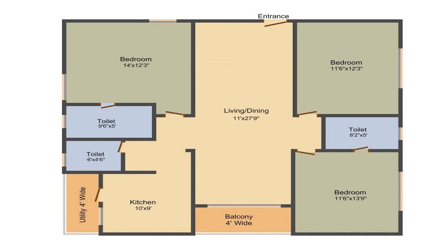 Sahiti Sri Vidhya Ambrosia Floor Plan