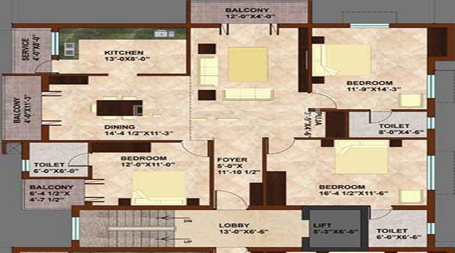 KCee Subhiksham Floor Plan