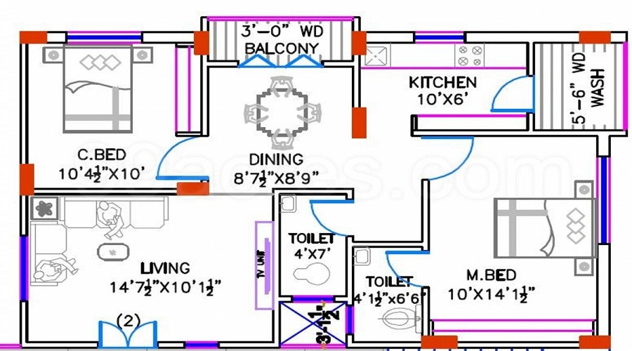 SS Sri Sai Nath Floor Plan