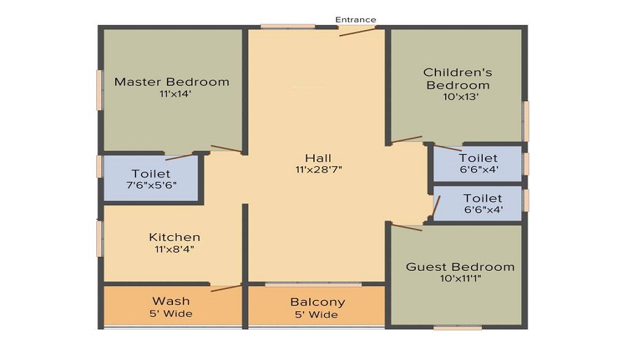 Sahiti Sri Vidhya Petals Floor Plan