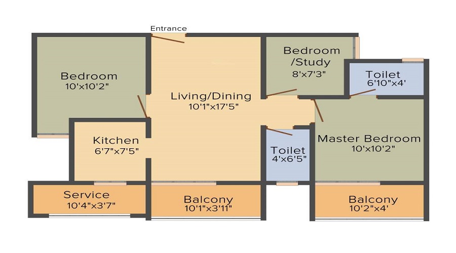 Malles Radhe Krishna Floor Plan