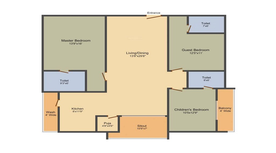 Aryamitra Pine Tree Floor Plan