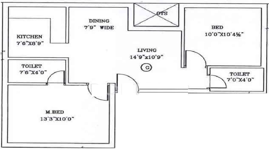 Sara VGP Veerabadra Nagar Floor Plan