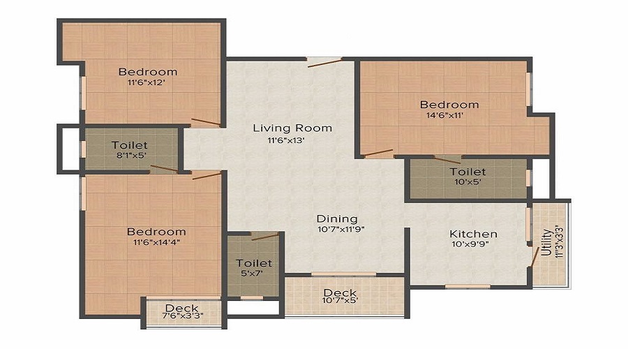 Mahalakshmi Vruksham Floor Plan