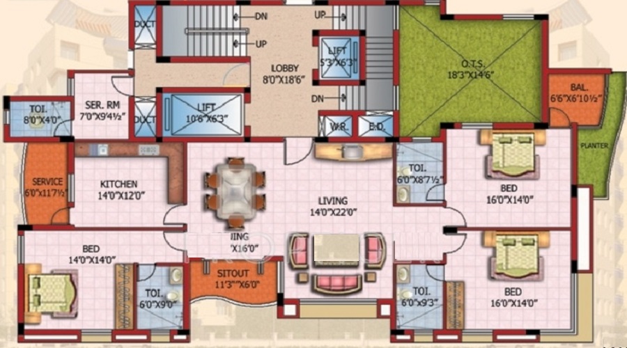 Maruthi Sindur Sunshine Floor Plan
