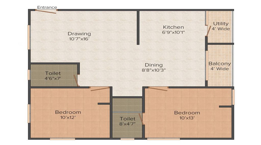Trishala Saffron Sanathan Floor Plan