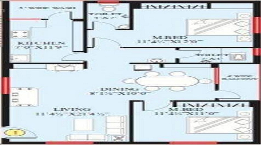 Lahari Nest Floor Plan