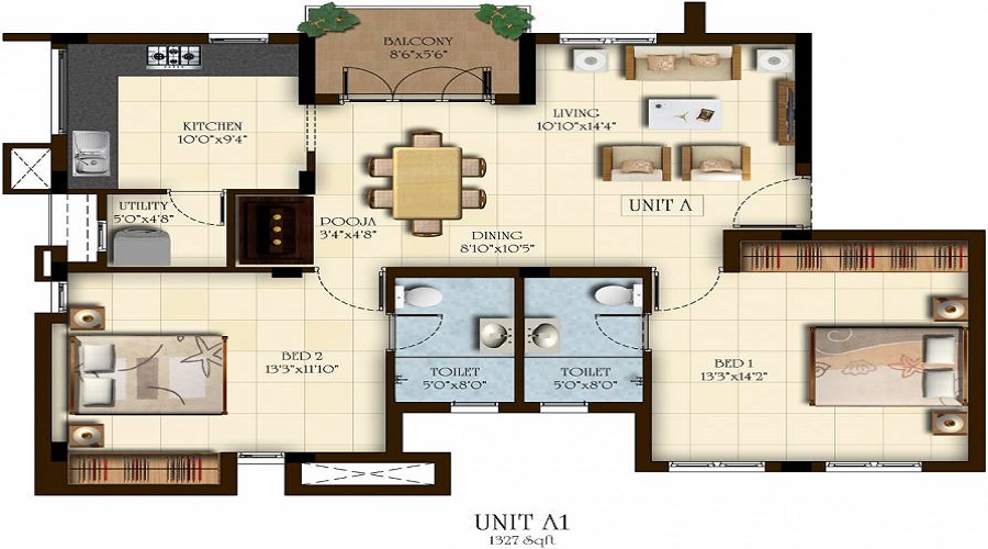 Casagrand Solitaire Floor Plan