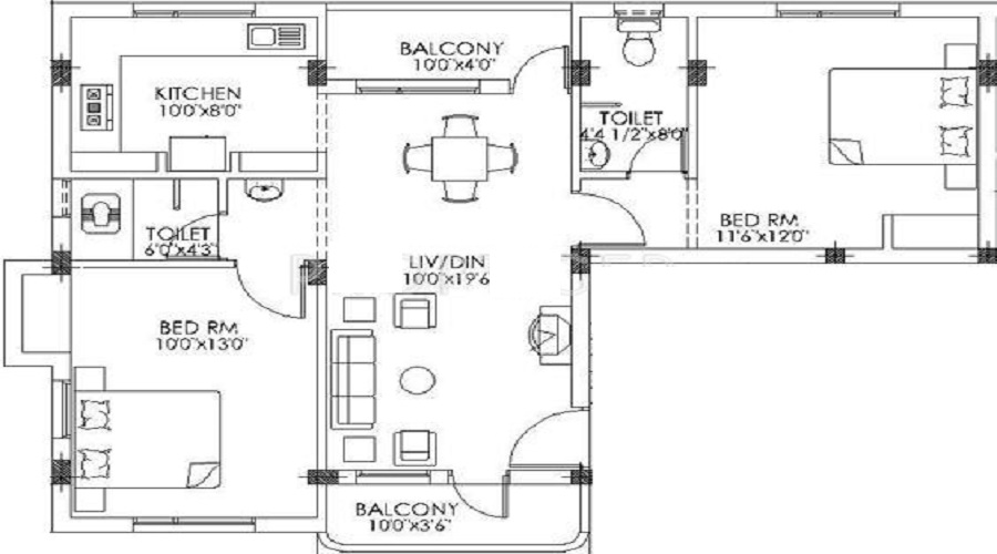 Pushkar The Water Front Floor Plan
